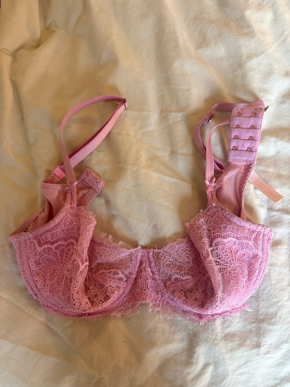 Victoria's Secret Pink Lace Underwire Bra